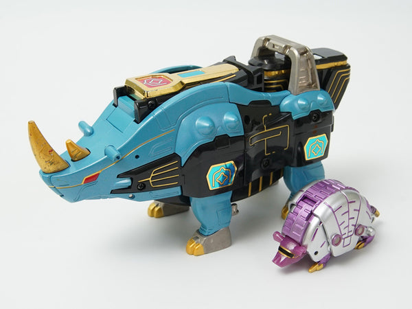 バンダイ 百獣戦隊ガオレンジャー　ガオライノス&ガオマジロ 百獣戦隊ガオレンジャー パワーアニマルシリーズ5 ガオライノス