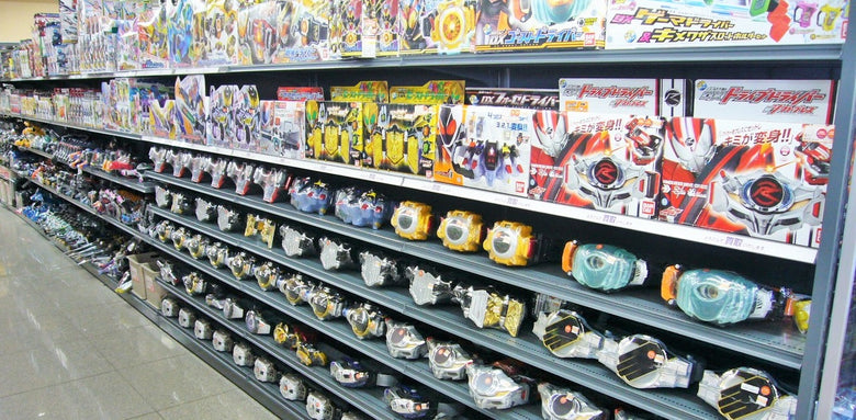 Today! We pre-opened only for Kamen Rider Toys!