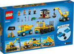 LEGO レゴ シティ トラックと鉄球クレーン車 60391