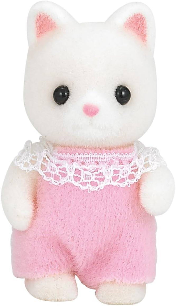 シルバニアファミリー シルクネコの赤ちゃん(衣装：ピンク) ニ-86