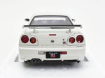 AUTOart 1/18 日産 スカイライン GT-R (R34) Vスペック II ホワイトパール