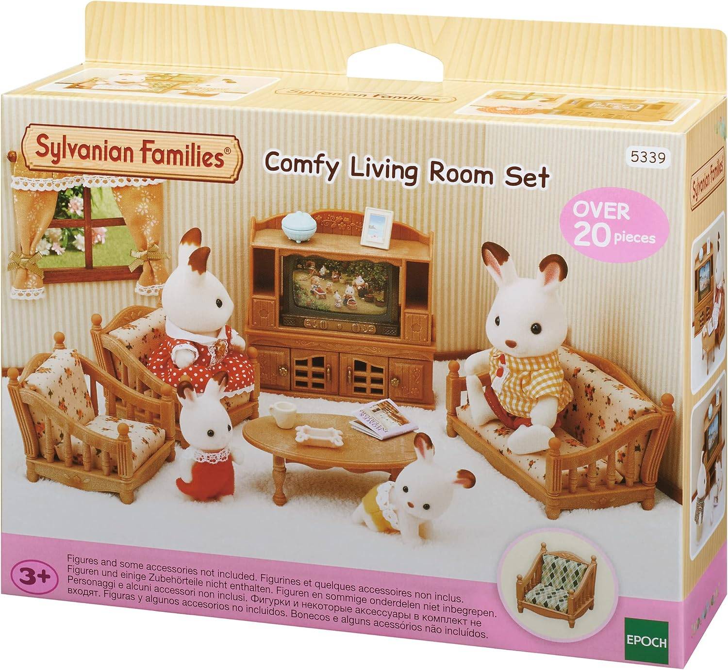 エポック シルバニアファミリー Comfy Living Room Set [未開封 エポック シルバニアファミリー Comfy Living Room Set [未開封