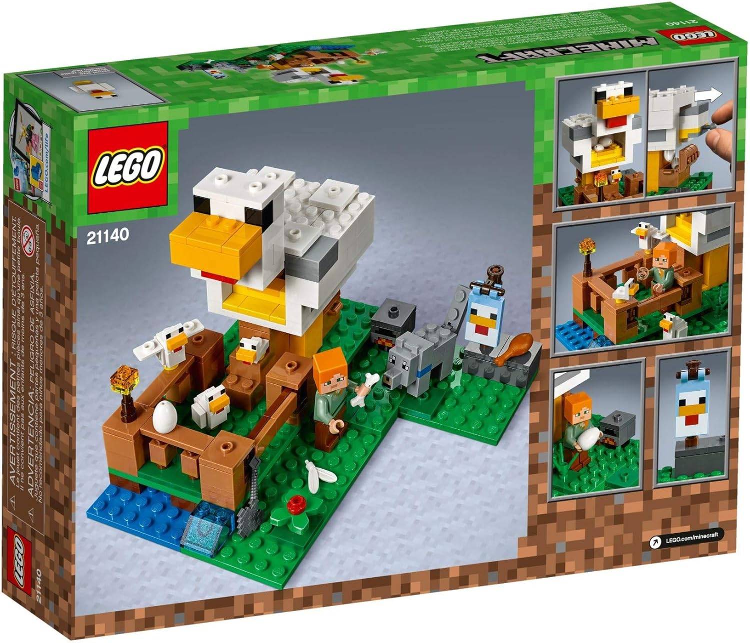 Ｍ レゴ(LEGO) マインクラフト ニワトリ小屋 21141