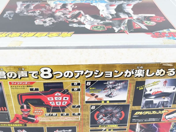 未来戦隊タイムレンジャー ボイスフォーメーション DXブイレックスロボ シール未使用 動作一部難あり
