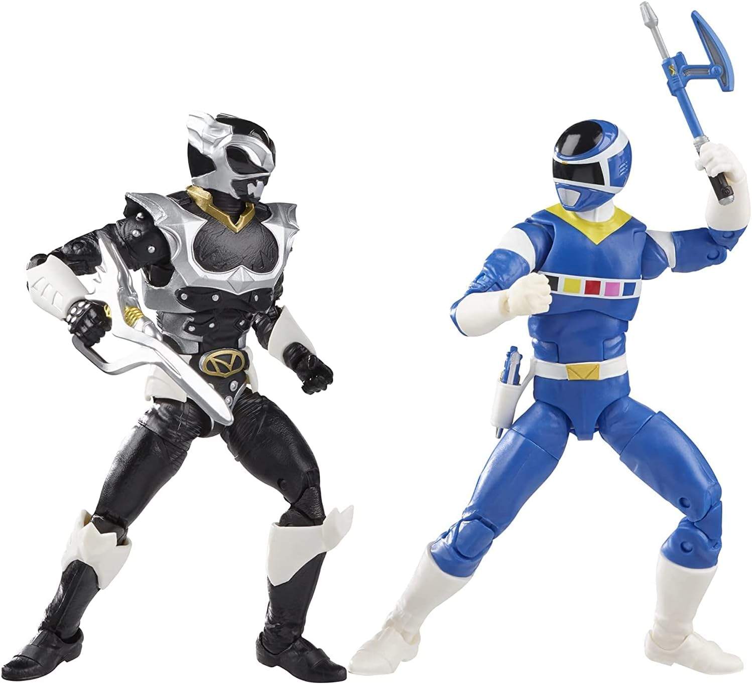IN SPACE BLUE RANGER v PSYCHO SILVER Power Rangers Lightning