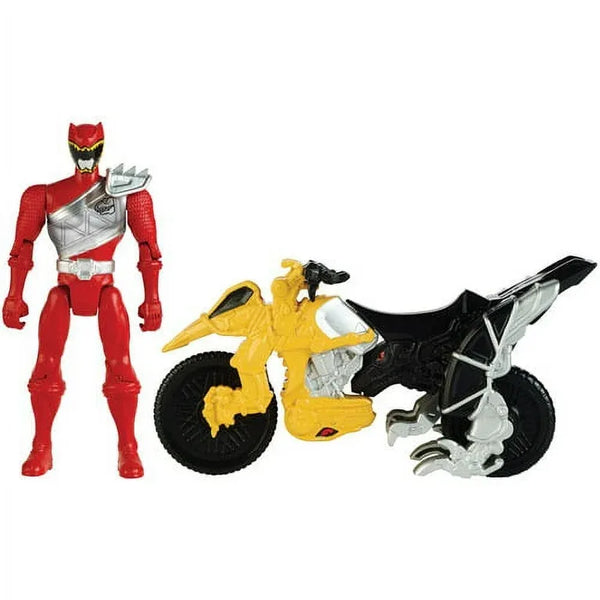 Power Rangers Dino Charge Zord Builder DINO CYCLE and RED RANGER パワーレンジャー・ダイノチャージ ゾードビルダー ダイノサイクル&レッドレンジャー ディノチェイサー キョウリュウレッド [未開封]