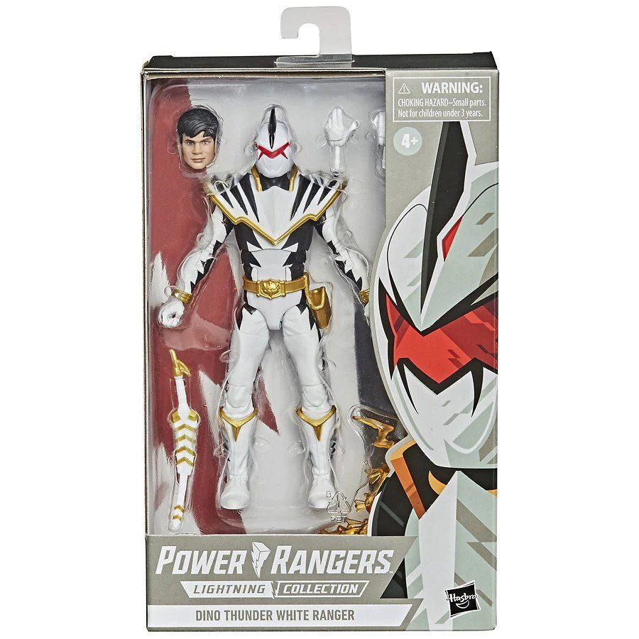 Power Rangers Lightning Collection DINO THUNDER WHITE RANGER