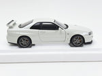 AUTOart 1/18 日産 スカイライン GT-R (R34) Vスペック II ホワイトパール