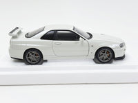 AUTOart 1/18 日産 スカイライン GT-R (R34) Vスペック II ホワイトパール