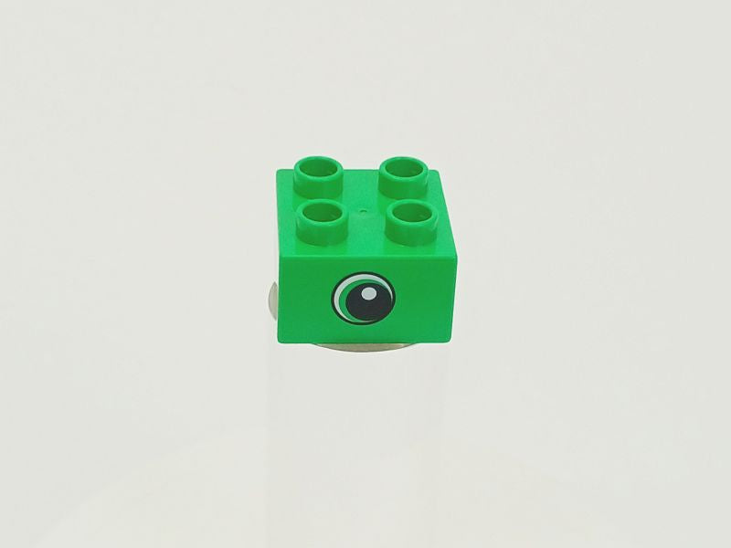 LEGO レゴ デュプロ 2x2ブリック(め小) ブライトグリーン | toyplanet 