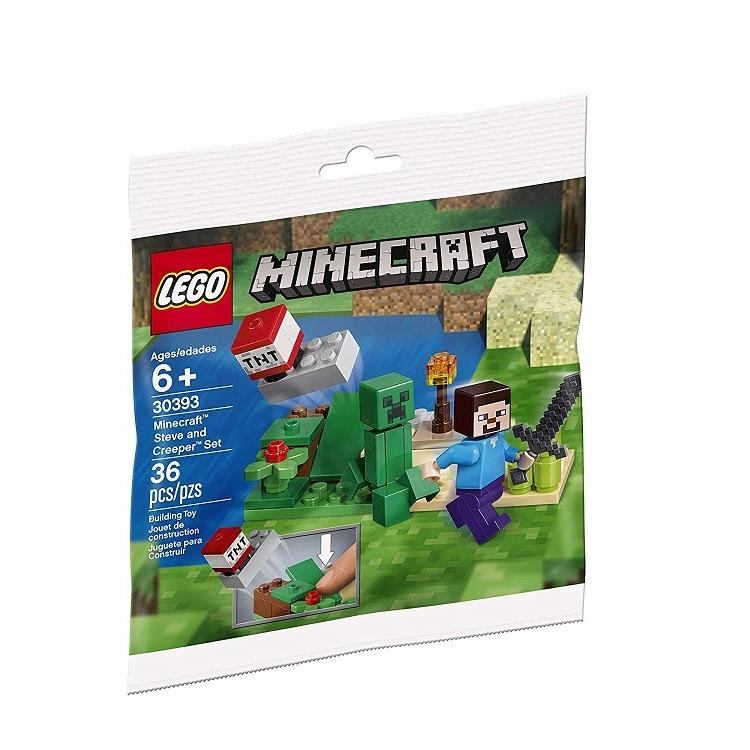 LEGO レゴ マインクラフト スティーブとクリーパー ミニセット 30393