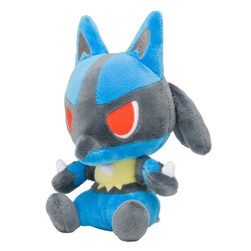 中古 ポケモン ぬいぐるみ ポケモンセンターオリジナル ポケモンドールズ ルカリオ (H17*W13*D12:cm)