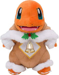 中古 ポケモンセンターオリジナル ぬいぐるみ Pokémon Frosty Christmas メブキジカポンチョのヒトカゲ