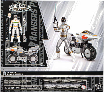 Power Rangers Lightning Collection IN SPACE SILVER RANGER w/ SILVER CYCLE パワーレンジャー ライトニングコレクション イン・スペース シルバーレンジャーwithシルバーサイクル 6インチアクションフィギュア [未開封]