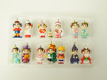 ノベルティ ペコちゃん ミニマスコットセット