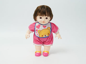 ぽぽちゃん 人形 赤ちゃんぽぽちゃん ピンクのカバーオール