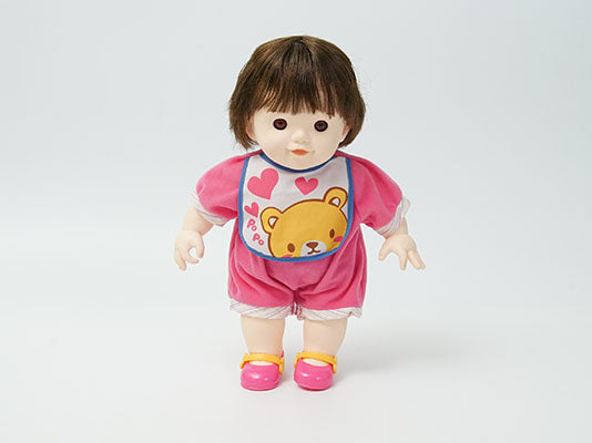 ぽぽちゃん 人形 赤ちゃんぽぽちゃん ピンクのカバーオール
