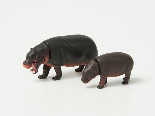 どうぶつ/いきもの アニア AS-16 コビトカバ親子 | toyplanet online shop