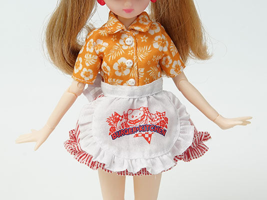 リカちゃん 服・小物 ハンバーガーキッチンドレス | toyplanet