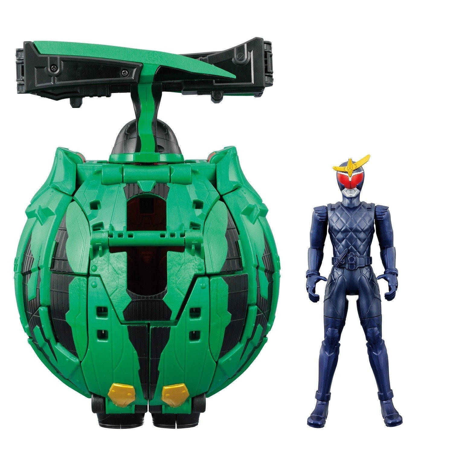 巨大ガチャ スカイアーマー 仮面ライダー鎧武 超巨大鎧 DXスイカアームズ | toyplanet