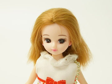 リカちゃん 人形 リカちゃん人形 飾り付き水玉ノースリーブワンピース