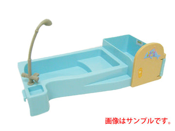 リカちゃん 家具 バス/トイレ 青色のバスルーム 単品