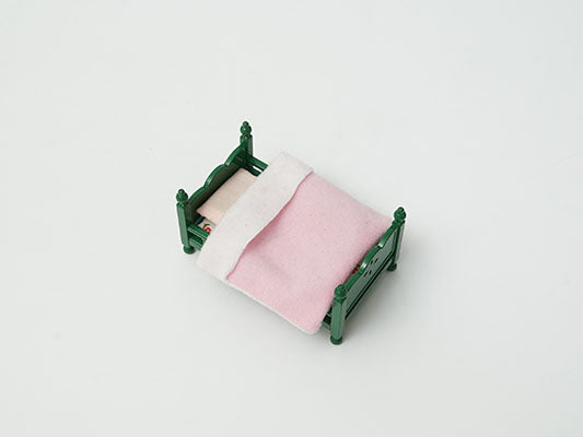 シルバニアファミリー 家具 緑の家具 ベッド ピンク | toyplanet online shop
