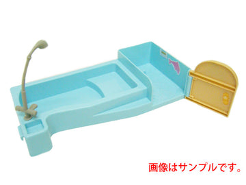 リカちゃん 家具 バス/トイレ 青色のバスルーム 単品