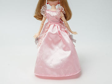 リカちゃん 服・小物 ピンク色のドレス