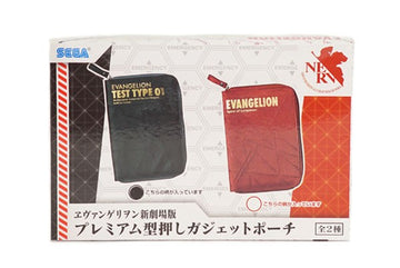 雑貨 その他キャラクター・シリーズ プライズ・景品 エヴァンゲリオン新劇場版 プレミアム型押しガジェットポーチ ブラック