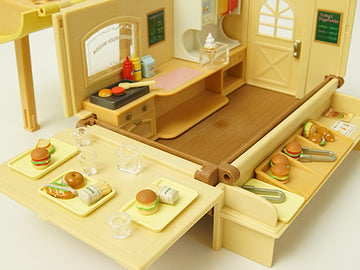 シルバニアファミリー お店屋さん こだわり店長のハンバーガーワゴン