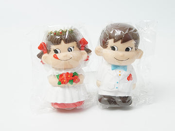 ノベルティ ペコちゃんポコちゃん 貯金箱 ウェディング