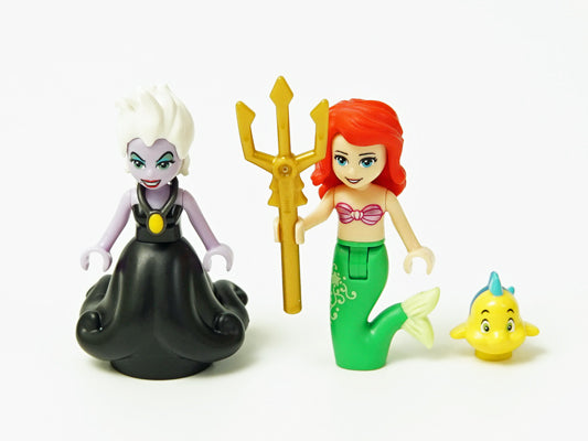 LEGO レゴ ミニフィギュア ディズニープリンセス アリエル 海の魔女アースラのおまじない 41145 アリエル アースラ フランダー 単品