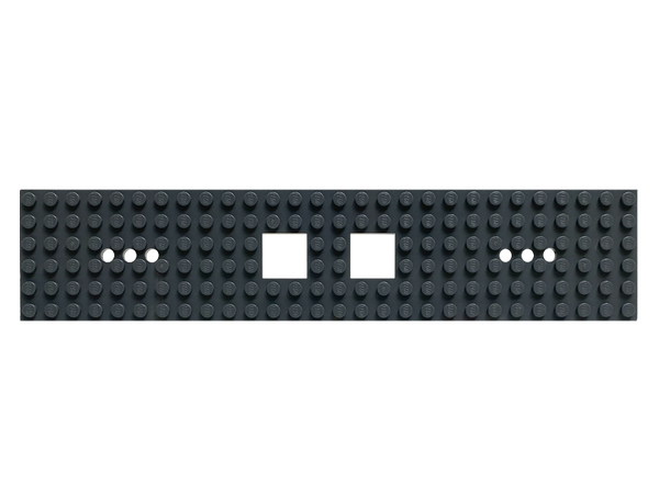 LEGO レゴ パーツ トレイン ベース 6 x 28 - 6穴　単品 グレー